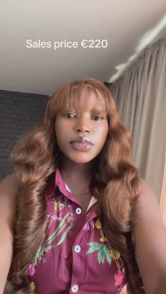 24 inches bonucy curl fringe  {brown}
